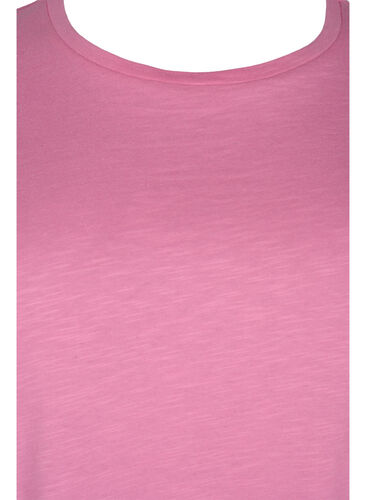 2er-Pack basic T-Shirts aus Baumwolle, Wild Orchid/Navy, Packshot image number 2