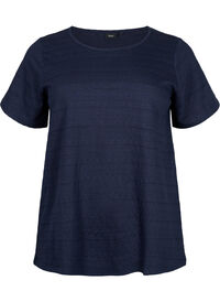 Kurzärmeliges Baumwoll-T-Shirt