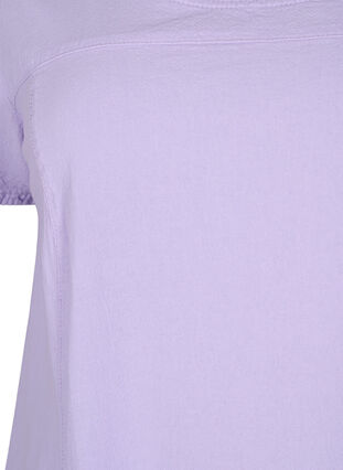 Kurzarm Kleid aus Baumwolle, Lavender, Packshot image number 2