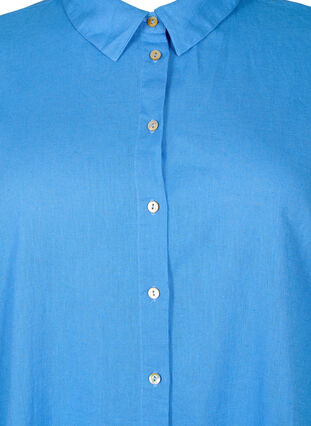 Langes Hemd mit kurzen Ärmeln, Ultramarine, Packshot image number 2