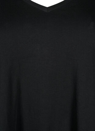 T-Shirt aus Baumwolle mit kurzen Ärmeln, Black SOLD, Packshot image number 2