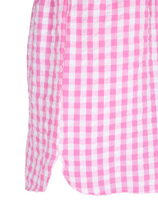 Karierte Pyjamahose aus Baumwolle, Pink Check, Packshot image number 3