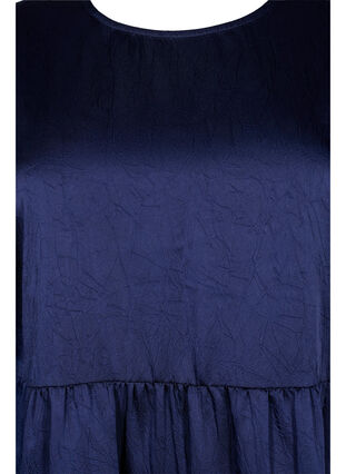 Kleid mit Rückenausschnitt und 3/4-Ärmeln, Maritime Blue, Packshot image number 2