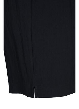 Lockere Shorts aus Viskose, Black, Packshot image number 3