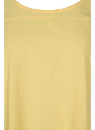 Kurzarm Kleid aus Baumwolle, Goldfinch, Packshot image number 2