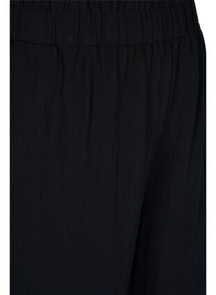 Lockere Shorts aus Viskose, Black, Packshot image number 2