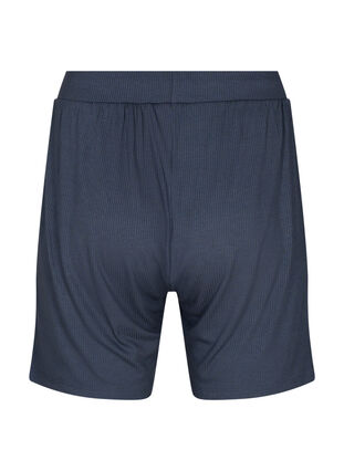 Lockere Shorts aus Viskose mit Ripp, Umbre Blue, Packshot image number 1