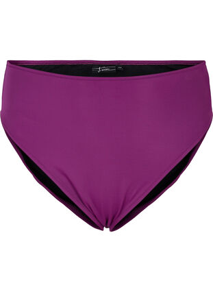Hochtailliertes Bikiniunterteil, Dark Purple, Packshot image number 0