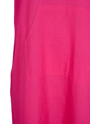 Kurzärmeliges Kleid mit Kapuze, Beetroot Purple, Packshot image number 3