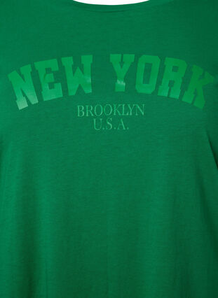 T-Shirt aus Baumwolle mit Textprint, Jolly Green W. New, Packshot image number 2