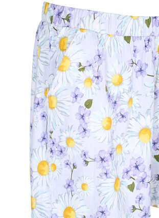 Lockere Pyjamahose mit Print, Lavender Blue AOP, Packshot image number 2