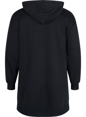 Sweatshirt mit Kapuze und Taschen, Black, Packshot image number 1