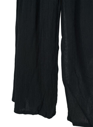 Langes Strandkleid aus Viskose, Black, Packshot image number 3