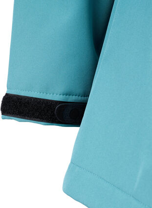 Softshell-Jacke mit abnehmbarer Kapuze, Brittany Blue, Packshot image number 3
