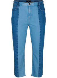 Cropped Vera jeans mit Colorblock
