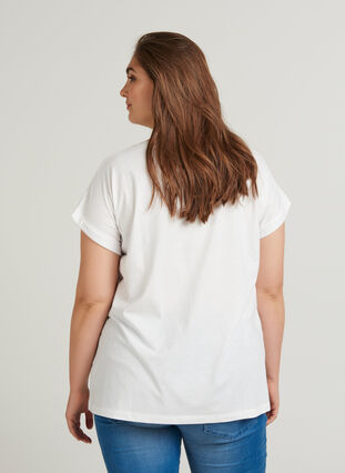 T-Shirt, Bright White, Model image number 1