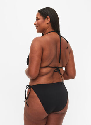 Bikinislip mit Bindebändern, Black, Model image number 1