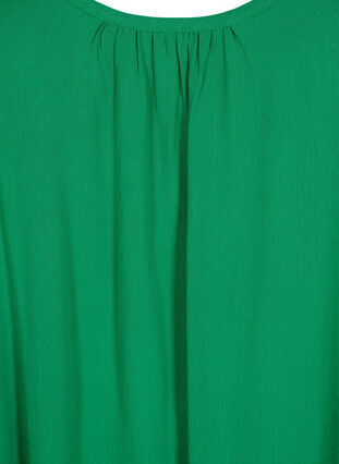 Einfarbiges Trägerkleid aus Viskose, Jolly Green, Packshot image number 2