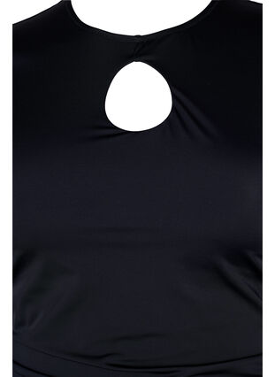 Badeanzug mit Kurzarm, Black, Packshot image number 2