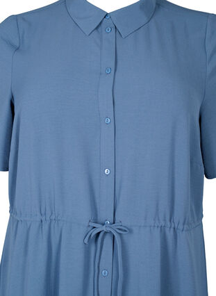 Kurzärmeliges Shirt-Kleid, Vintage Indigo, Packshot image number 2