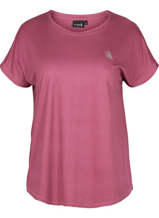 Einfarbiges Trainings-T-Shirt, Violet Quartz, Packshot image number 0