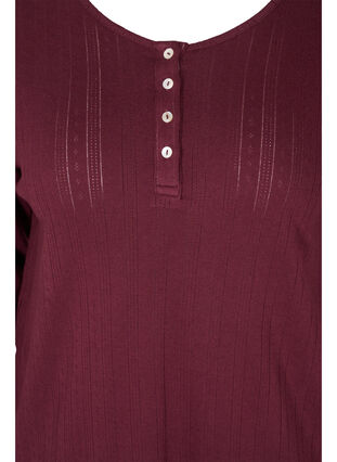 Langärmeliges Pyjama-Oberteil aus 100% Baumwolle, Port Royal, Packshot image number 2