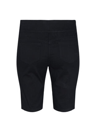 Eng anliegende Shorts mit Gesäßtaschen, Black, Packshot image number 1
