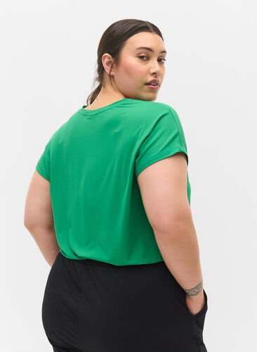 Einfarbiges Trainings-T-Shirt, Jolly Green, Model image number 1