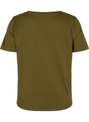 T-Shirt mit Glitzerprint aus Baumwolle, Ivy G. Shimmer Face, Packshot image number 1