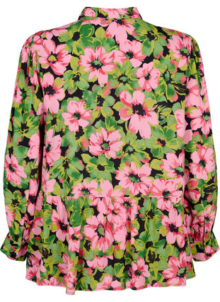 Hemd mit Blumenmuster aus Viskose, Pink G. Flower AOP, Packshot image number 1