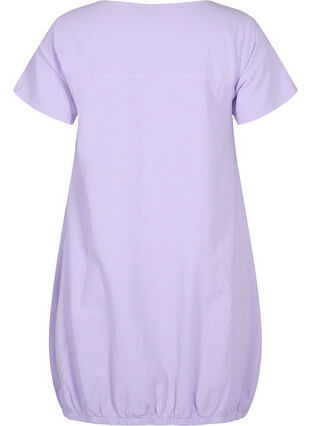 Kurzarm Kleid aus Baumwolle, Lavender, Packshot image number 1
