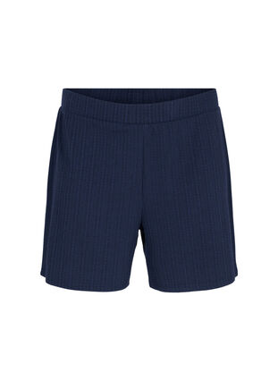 Lockere Shorts mit Struktur, Navy Blazer, Packshot image number 0