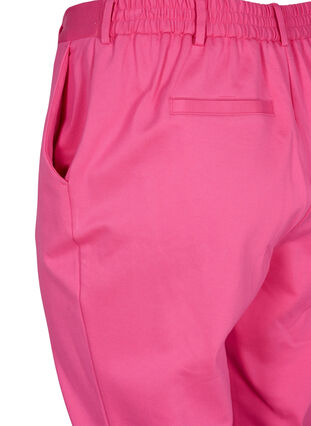 Cropped Hose mit Taschen und verstellbaren Schnüren, Shocking Pink, Packshot image number 3