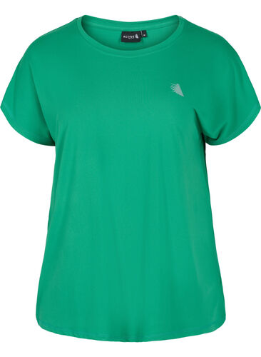 Einfarbiges Trainings-T-Shirt, Jolly Green, Packshot image number 0