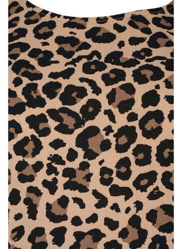 Kleid mit Print und 3/4 Armen, Leopard, Packshot image number 2