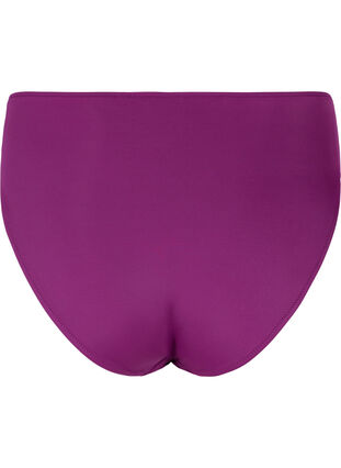 Hochtailliertes Bikiniunterteil, Dark Purple, Packshot image number 1