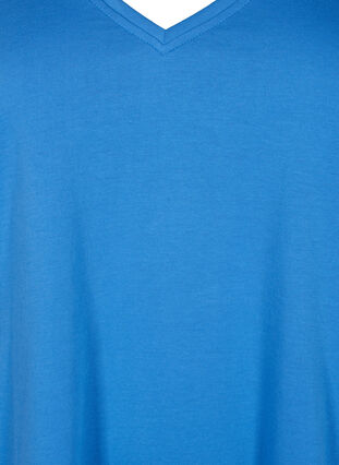 FLASH - T-Shirt mit V-Ausschnitt, Ultramarine, Packshot image number 2