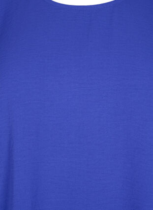 Bluse mit Puffärmeln, Royal Blue, Packshot image number 2