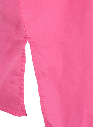 Kleid mit 3/4-Ärmeln und Bindeband, Shocking Pink, Packshot image number 3